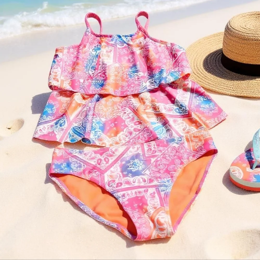 Wonder Nation Girls 2 Piece Swimwear NWOT